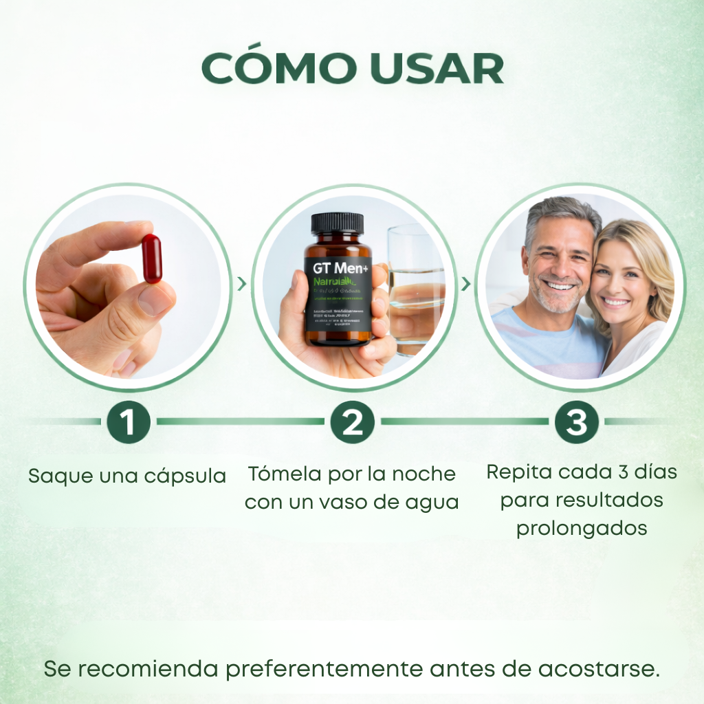 GT Men+ Natural Boost | Soporte Integral del Rendimiento Masculino