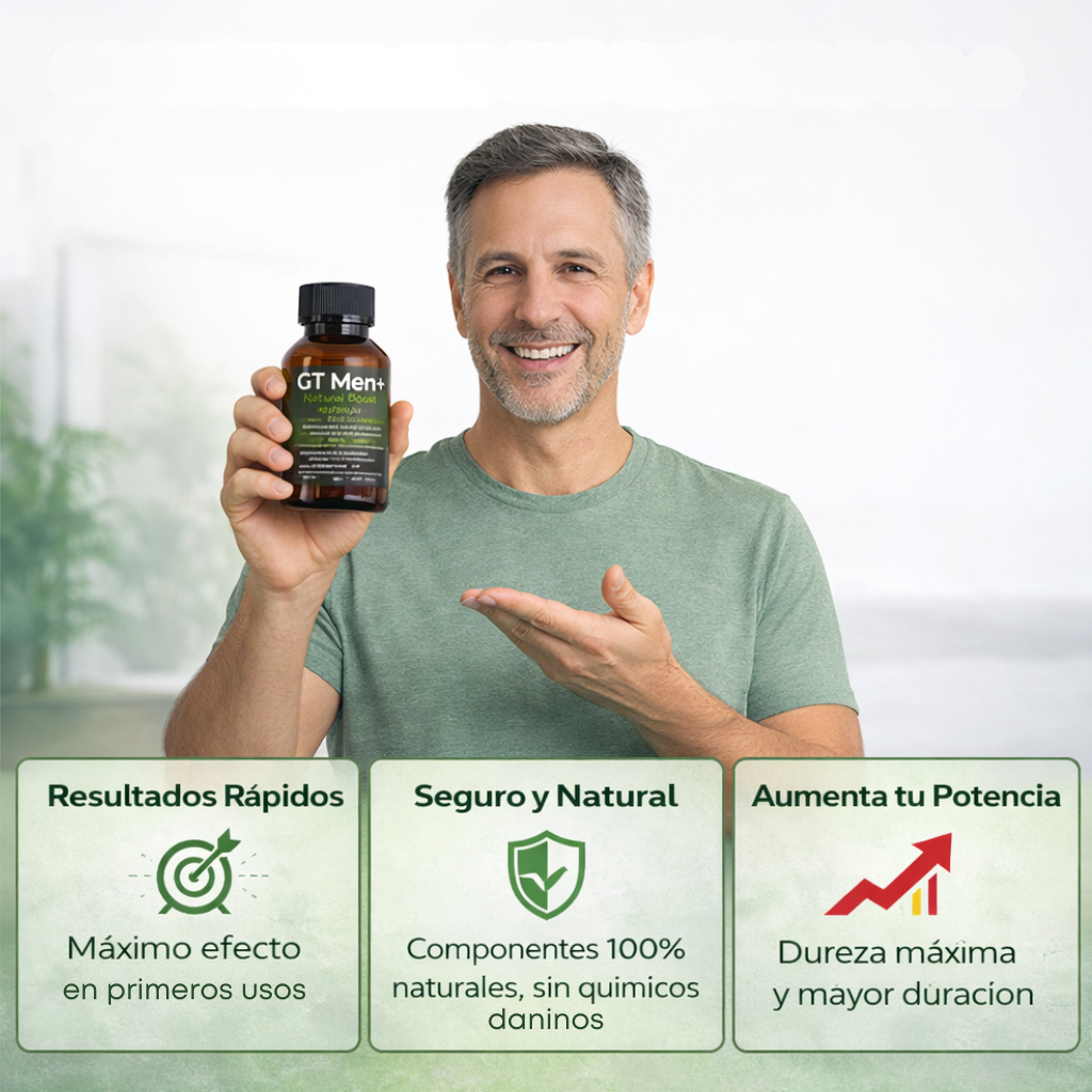 GT Men+ Natural Boost | Soporte Integral del Rendimiento Masculino