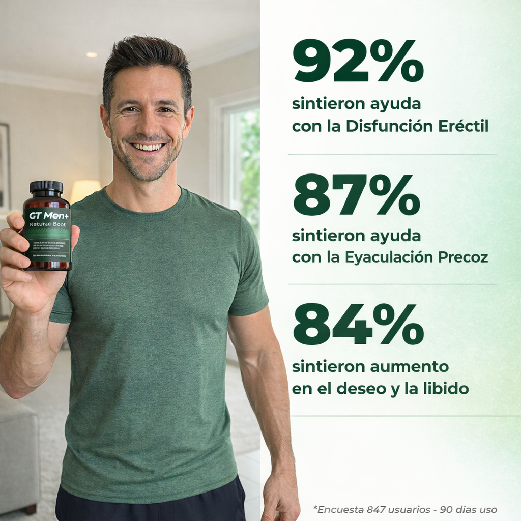 GT Men+ Natural Boost | Soporte Integral del Rendimiento Masculino