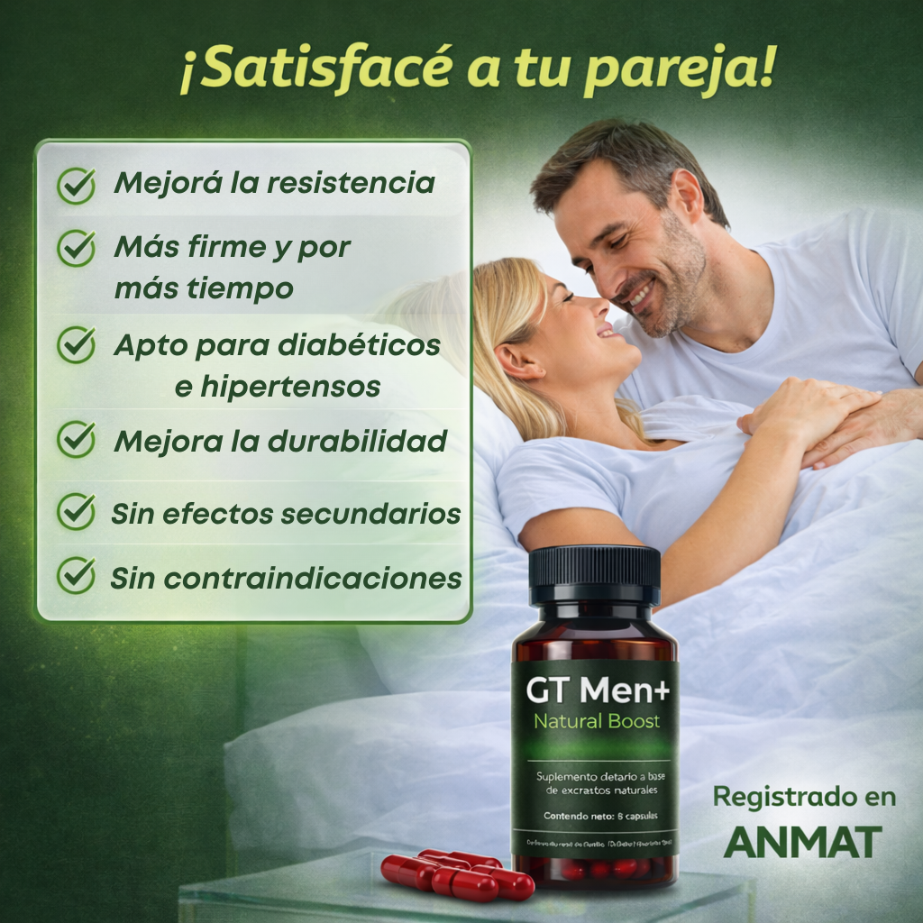 GT Men+ Natural Boost | Soporte Integral del Rendimiento Masculino